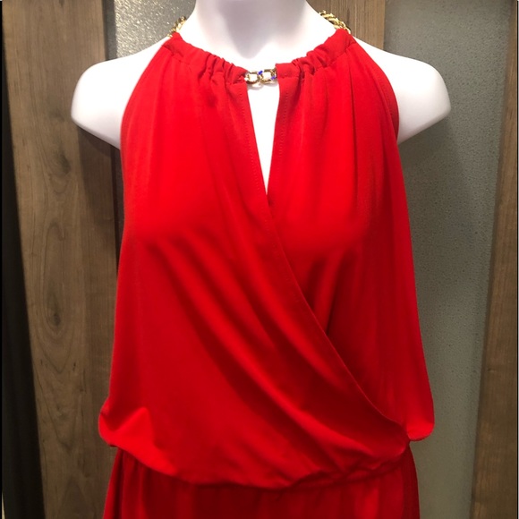 Michael Michael Kors Sassy Red Top Blouse - Picture 4 of 4